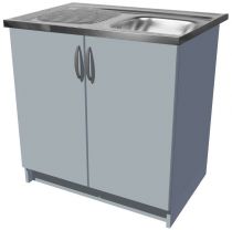 Rustikální kuchyňská skříňka Bolero s dřezem 80 cm
